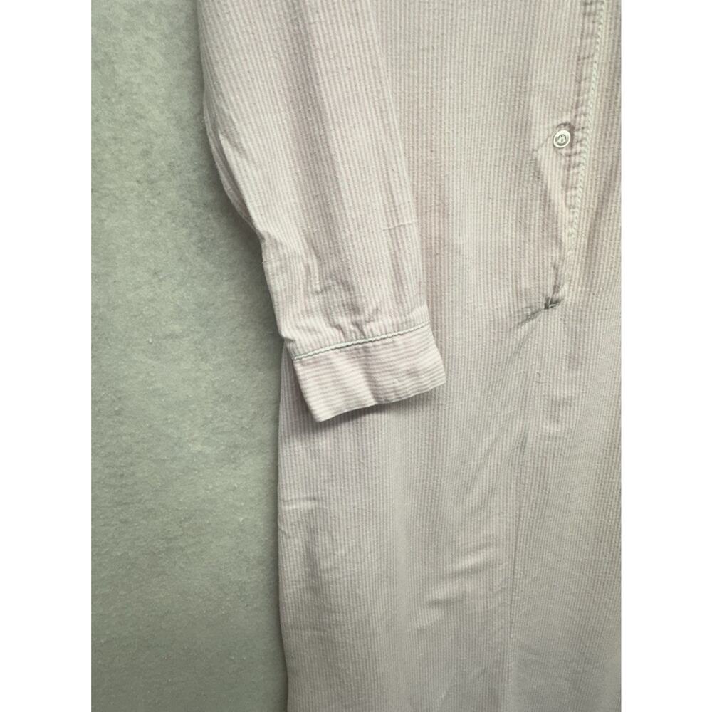 Vintage Christian Dior Neuman Marcus Flannel Pink Petite Nightgown Grannycore - Picture 6 of 15